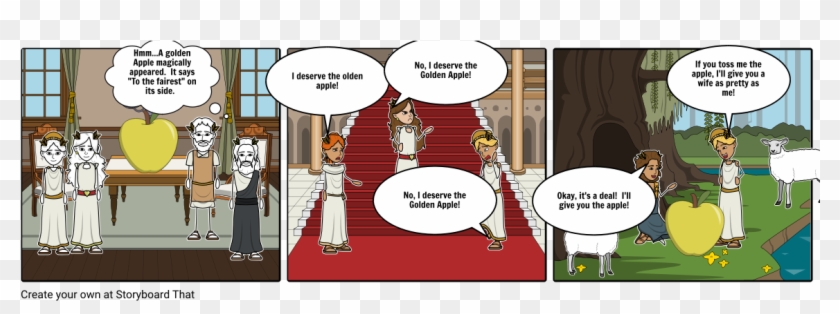 Levi's Golden Apple Cartoon - Cartoon Clipart #6028682