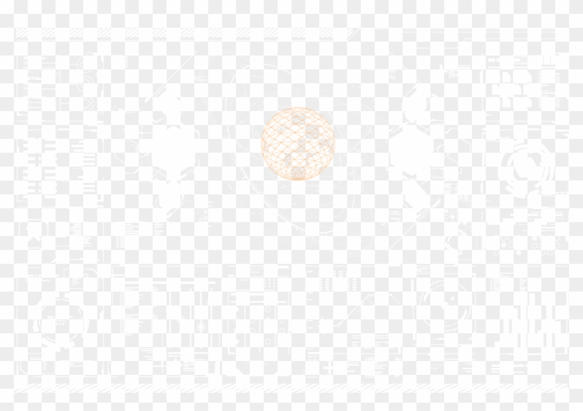 Futuristic Vector Hud Element - Circle Clipart