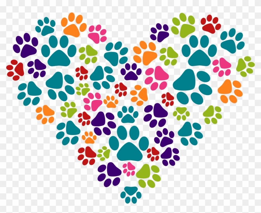Sandia Animal Clinic Logo Heart Circle Clipart 6029388 Pikpng