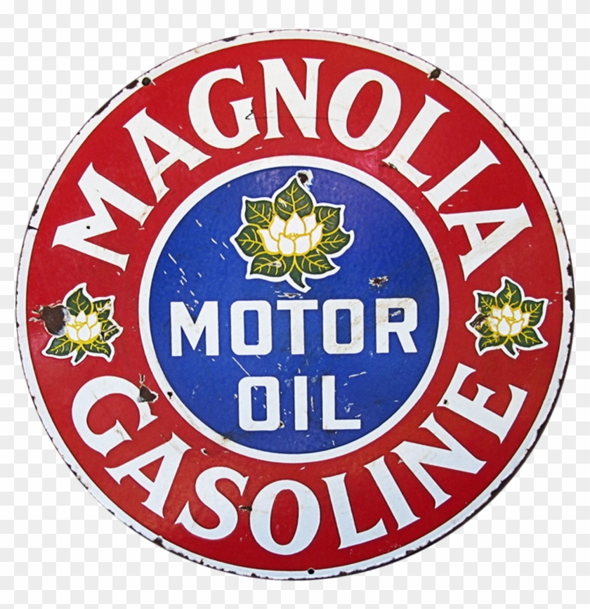 Gulf Motor Oil And Gasoline Vintage Garage Sign Metal - Vintage Gasoline Clipart #6029439