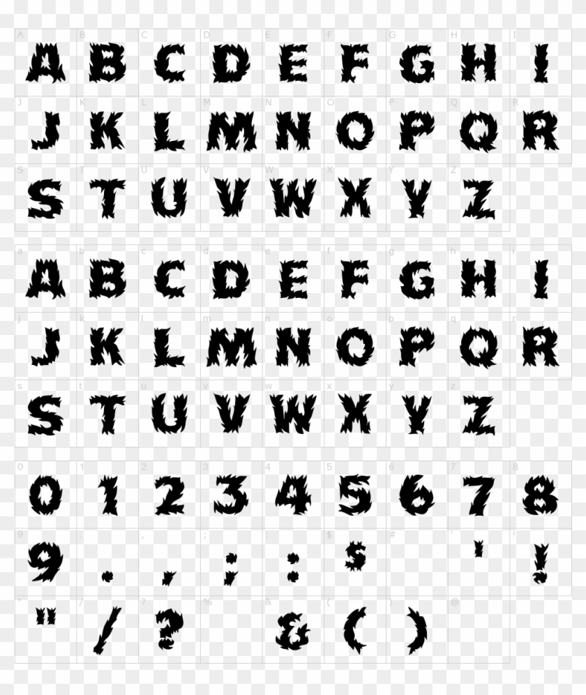 Flames Font - Toe The Lineless Font Clipart #6029444