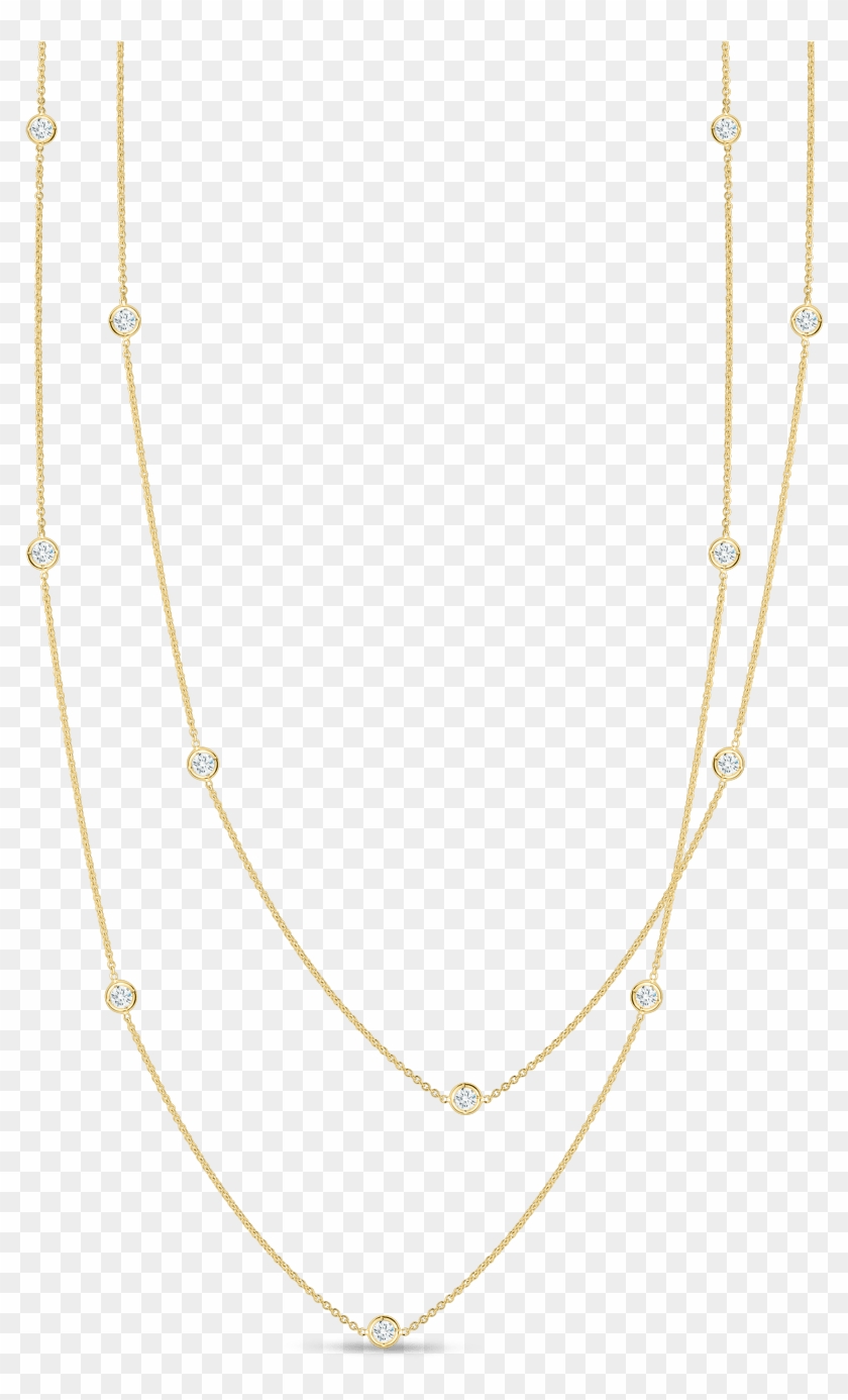 Diamonds By The Inchnecklace With 15 Diamond Stations - Necklace Clipart