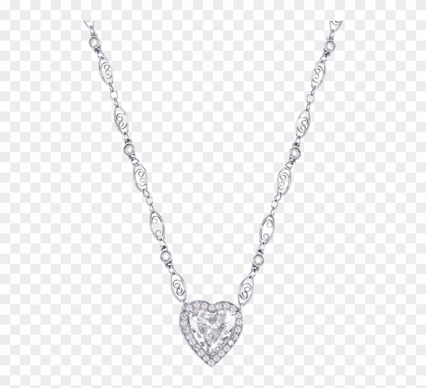 Clipart Freeuse Library Heart Shape Pendant With Diamond - Aria Necklace Tiffany And Co - Png Download #6029654