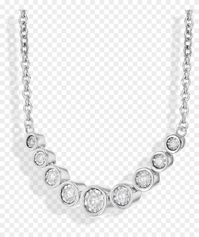 14 Karat Diamond Necklace Clipart
