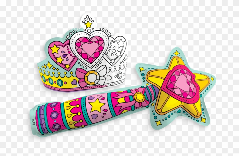 Tiara And Wand - Illustration Clipart