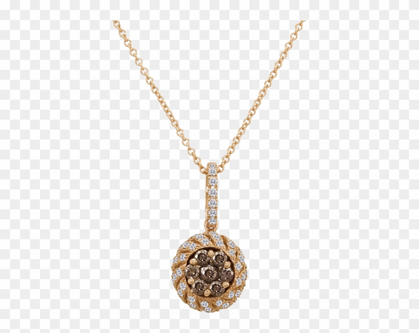 Jewelry Avenue Brown Diamond Pendant - Locket Clipart