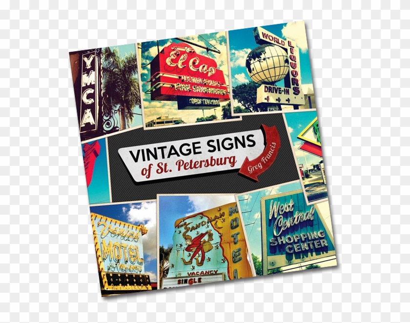Inside You'll Find 16 Incredible Vintage Signs As Photographed - Flyer Clipart
