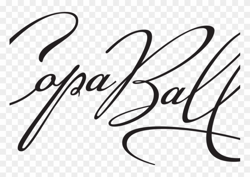 Copaball - Calligraphy Clipart #6029979