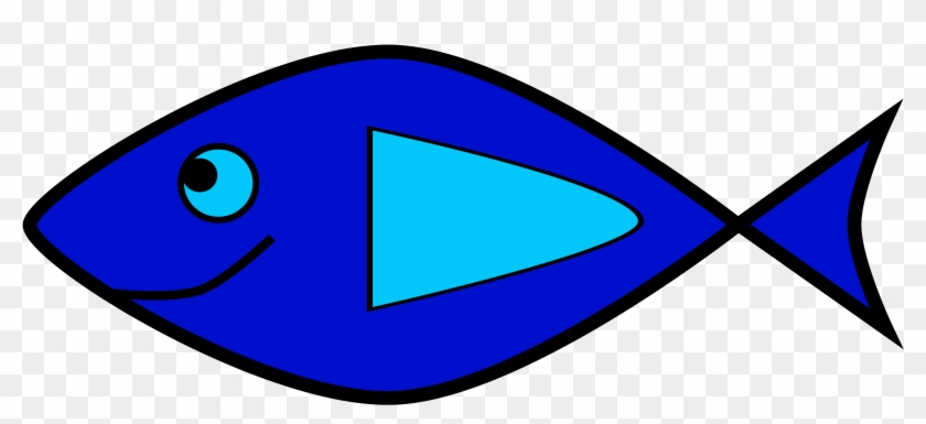 Simple Fish 2 Icons Png - Simple Clip Art Fish Transparent Png #6030189