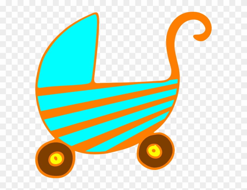 Baby Pram Svg Clip Arts 600 X 566 Px - Clip Art - Png Download