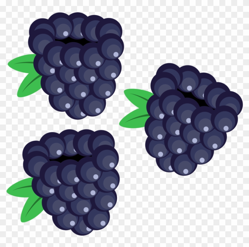 Berry Vector Blackberry - Blackberry Clipart - Png Download #6030242