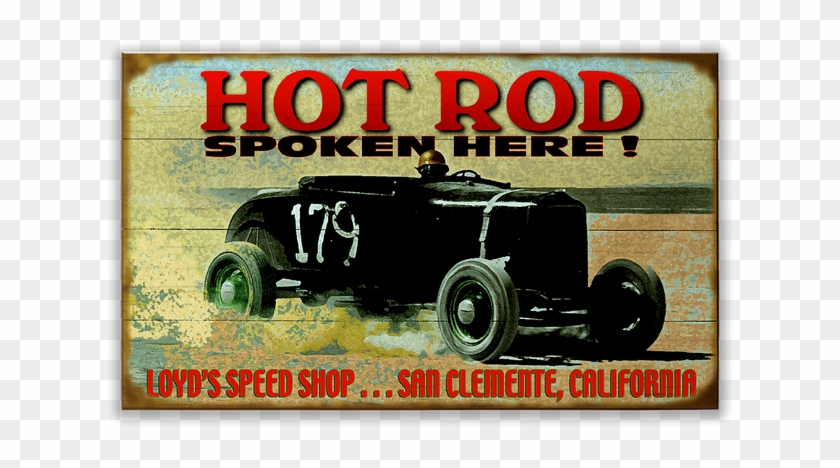 Customizable Vintage Sign - Vintage Car Clipart #6030520