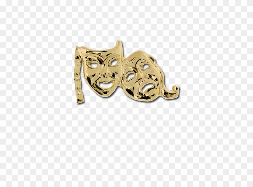 Drama Masks Unique Badge - Drama Badges Clipart