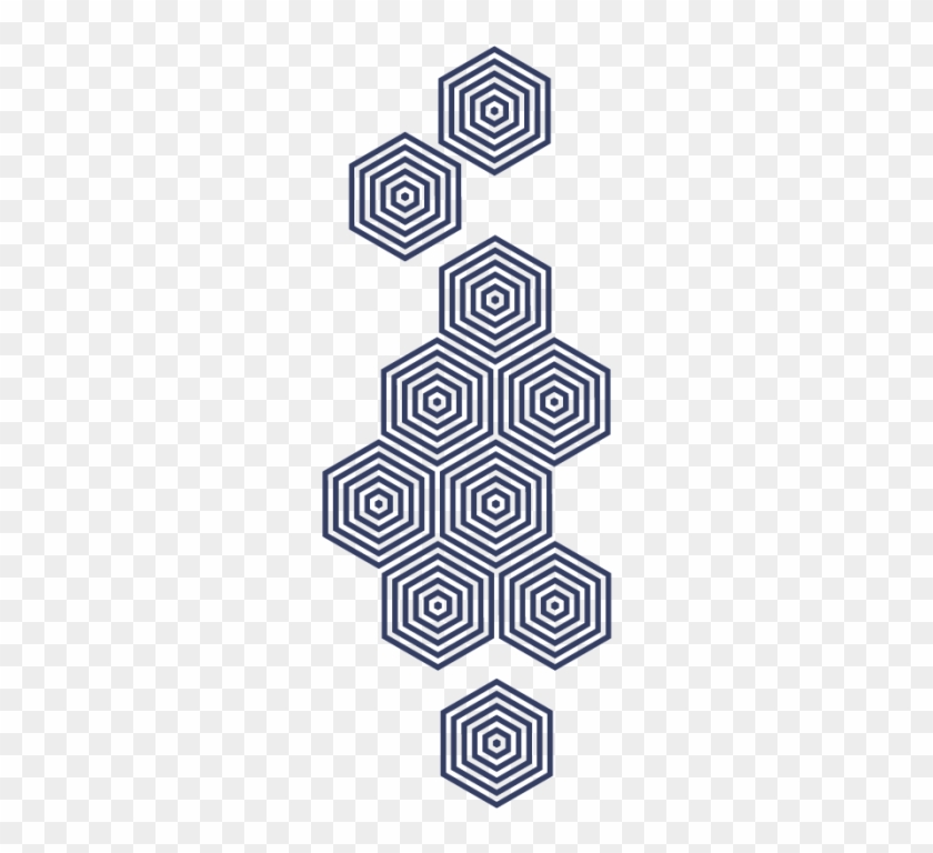 Decora La Pared Con Este Vinilo Geométrico - Decoracion Azul Marino Png Clipart #6031233