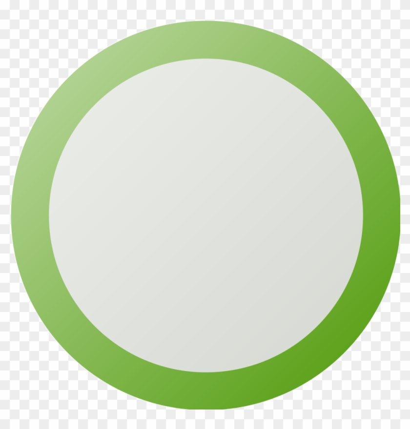 Pictogram Voting Empty Green - Circle Clipart