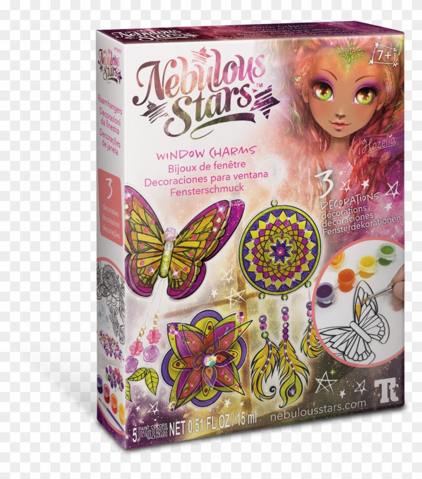 Nebulous Stars Window Charms Clipart