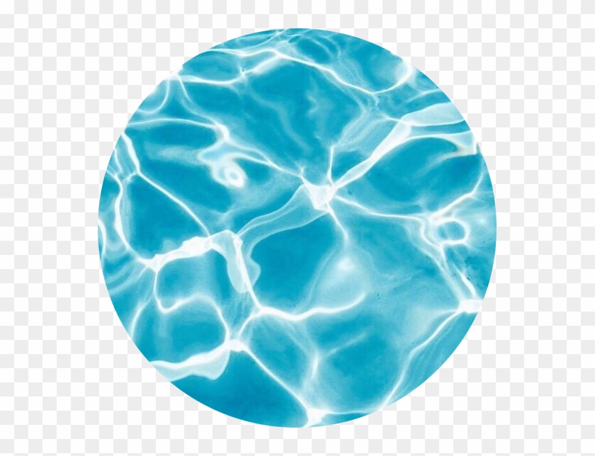 #circle #background #aesthetic #pool #water #blue - Pool Water Clipart