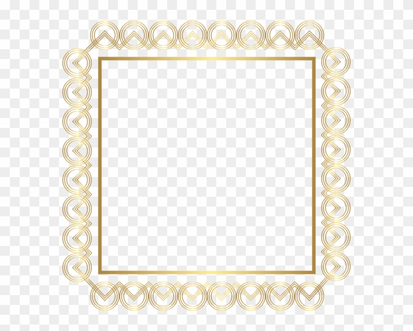 Gold Frame Border Clip Art - Picture Frame - Png Download #6032052