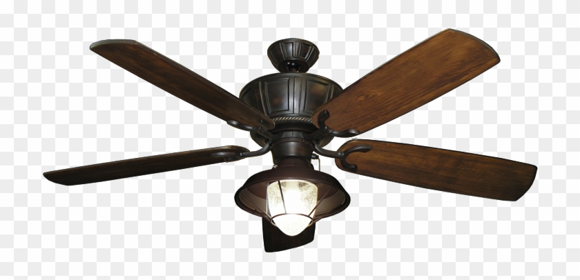 Ceiling Fan Png Transparent Image - Oil Rubbed Bronze Ceiling Fan With Light Clipart #6032491