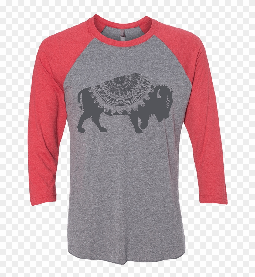 Buffalo Baseball Tee - Long-sleeved T-shirt Clipart
