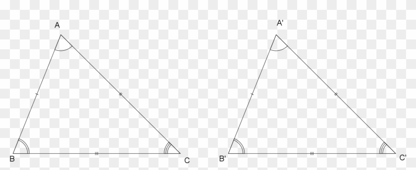 Triangulos Congruentes - Line Art Clipart