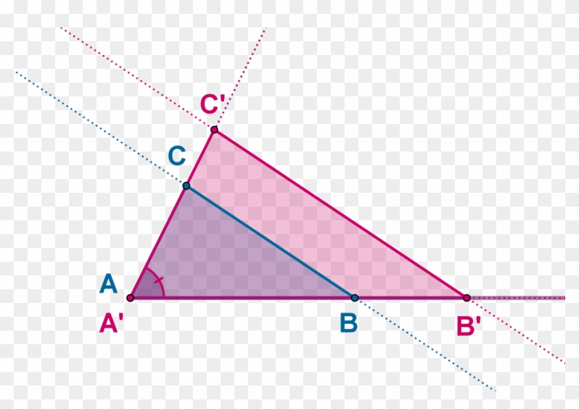 Como Sucede Con El Resto De Los Polígonos, Si Dos Triángulos - Triangle Clipart #6032798