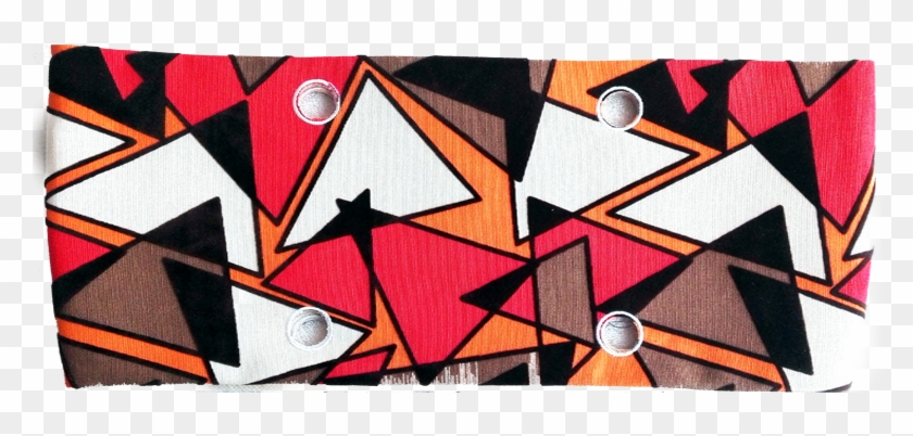 Borde Decorativo Triángulos Multicolores - Patchwork Clipart #6033221
