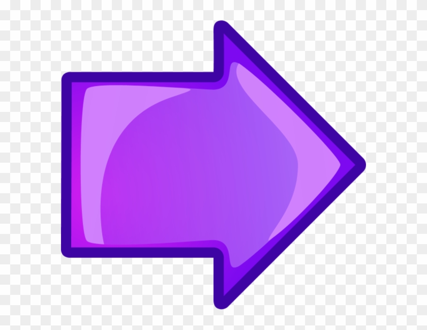 Image Of Right Arrow Clipartoons Ⓒ - Purple Arrow Clipart Png Transparent Png #6033389