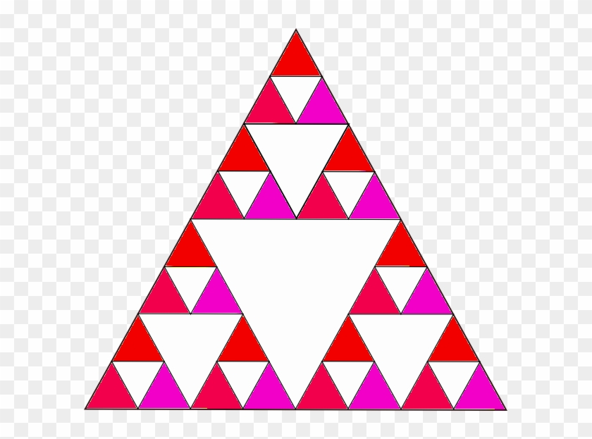 Paso 1 Paso - Sierpinski Triangle Dimension Clipart #6033433