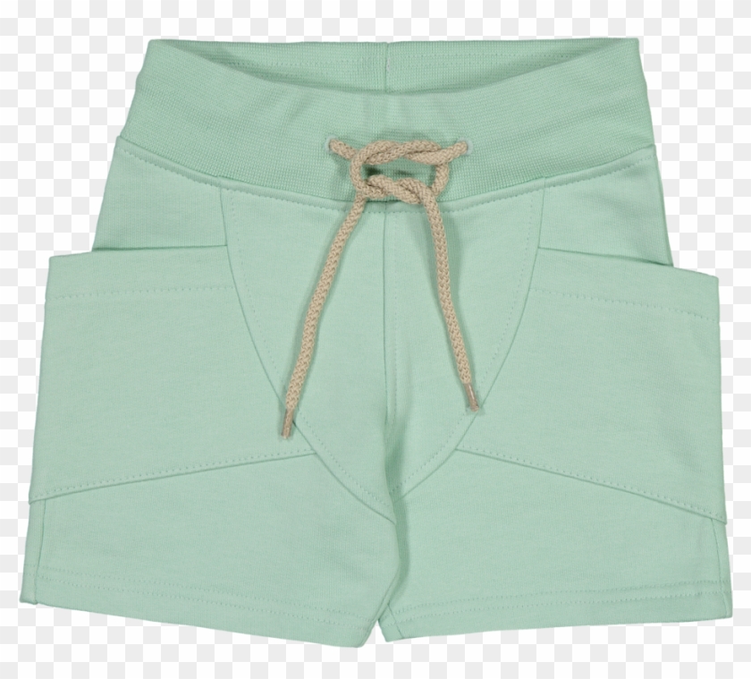 College Shorts, Green Vine - Pocket Clipart