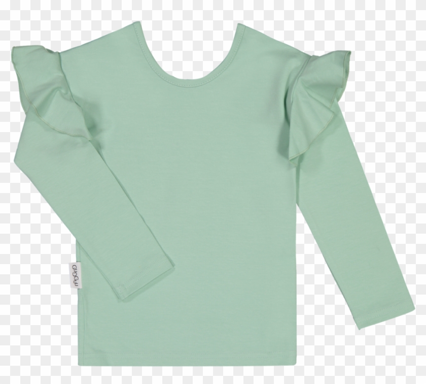 Frilla Shirt, Green Vine - Blouse Clipart