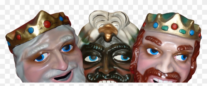 3 Cabezudos De Reyes Magos - Cabezudos Reyes Magos Clipart