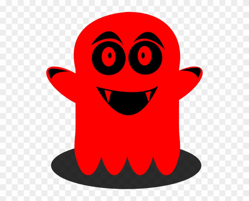 Red Ghost Clipart