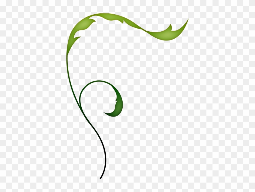 Vine Flowers Leaves Green Nature Clipart