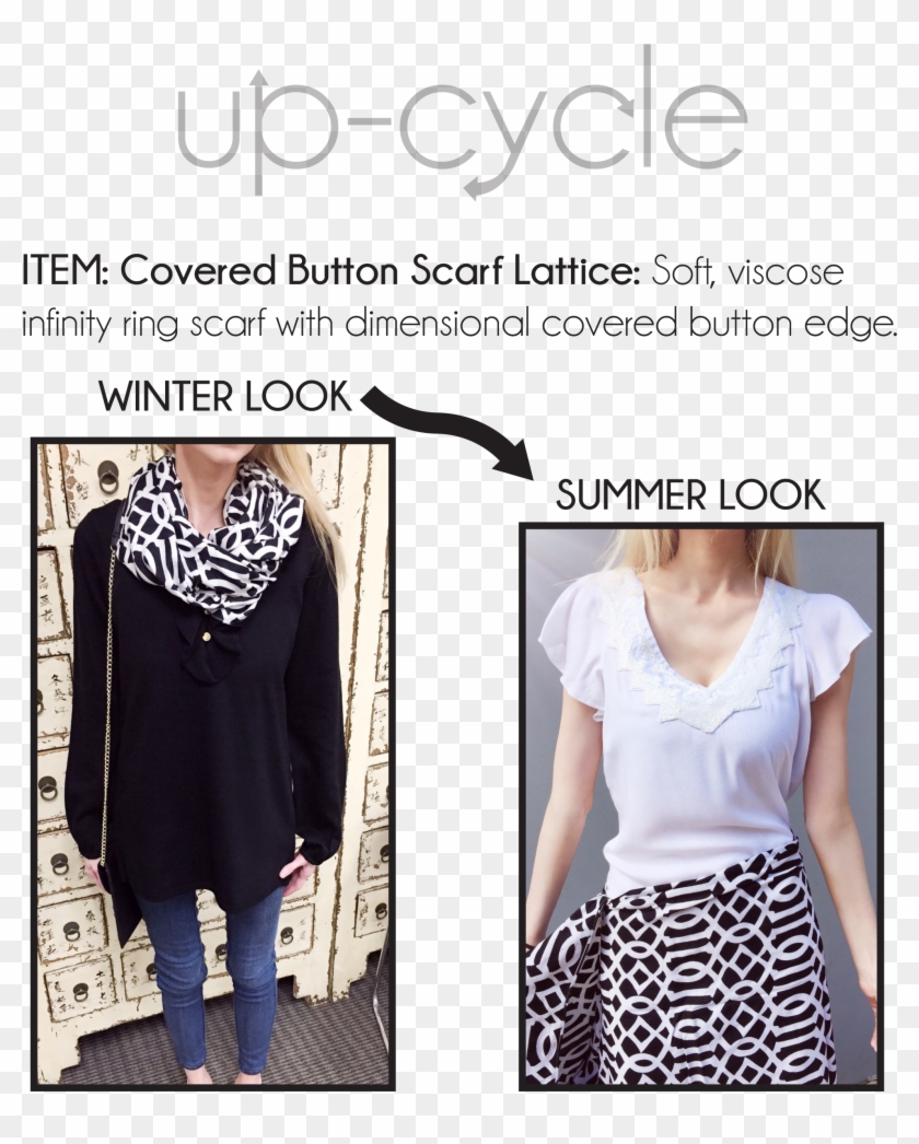 Winter Throw It Around Your Neck For A Chic, But Simple - Pattern Clipart