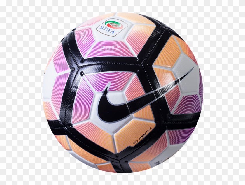 Nike Strike Serie A Ball For The 2016/17 Season - Purple And Green Nike Soccer Ball Clipart #6034813