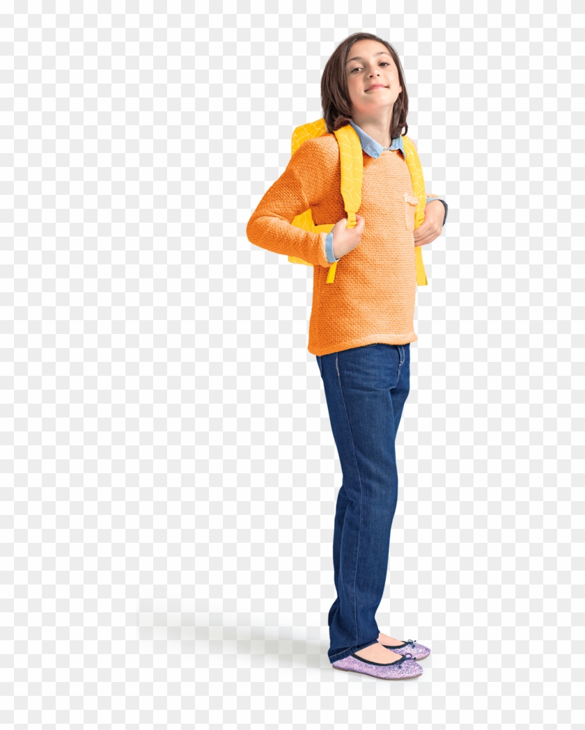 Kid Standing Transparent Clipart