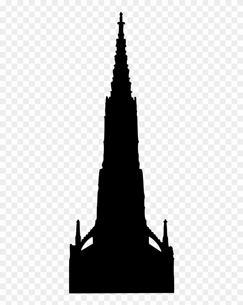 File - Ulmermünstersilhouette - Svg - Silhouette Clipart #6035013