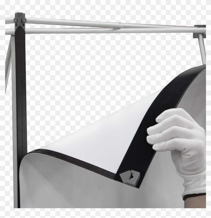 Pop Up Magnet Curved - Banner Clipart