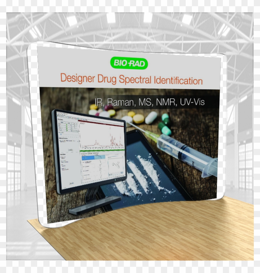 Tension Fabric Trade Show Backdrop Curve - Online Advertising Clipart