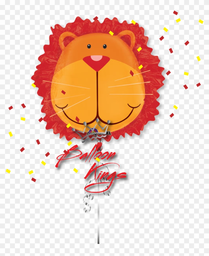 Lion Head - Mylar Animal Balloons Clipart
