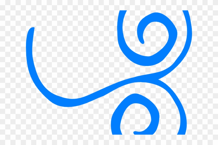 Blue Swirl Cliparts - Png Download
