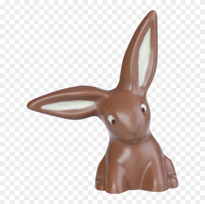 Rabbit With Hanging Ears - Schokohase Png Clipart #6036564