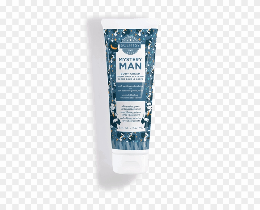 Mystery Man Body Cream - Cosmetics Clipart