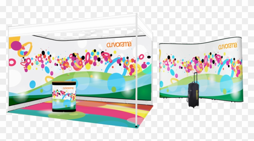 Shell Scheme Booth Wall Design Clipart