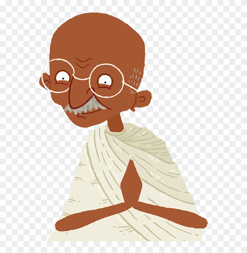 This Is Mohandas Gandhi - Illustration Clipart #6037300
