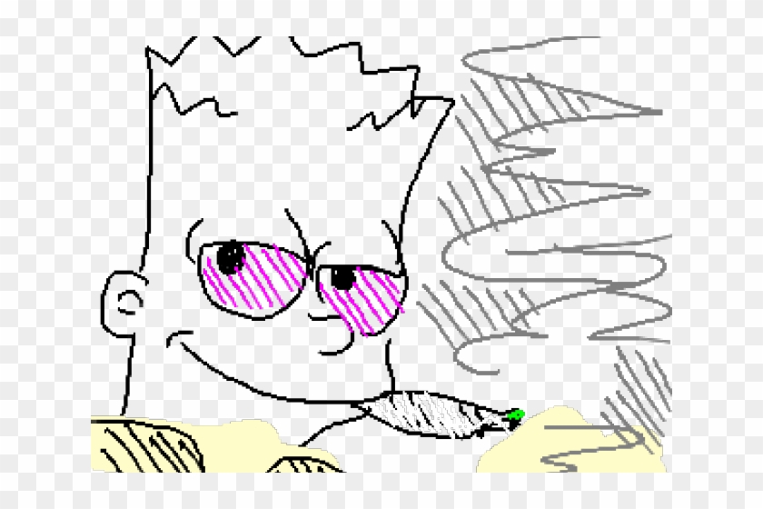 Drawn Cannabis Blunt - Blunt Clipart #6037382