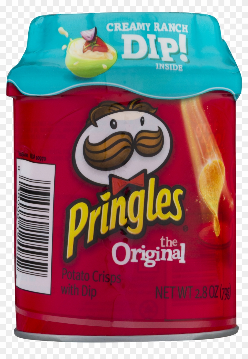 Pringles Original Potato Crisps With Cream Ranch Dip - Sandwich Cookies Clipart #6037417