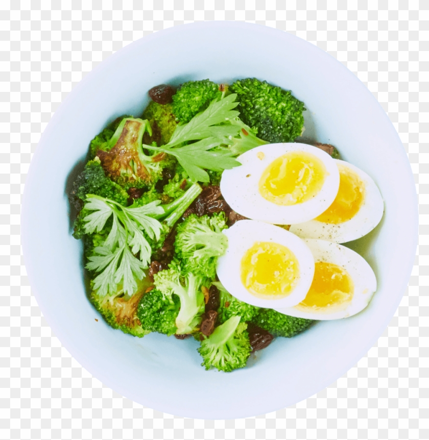 Combine Eggs And Broccoli Clipart