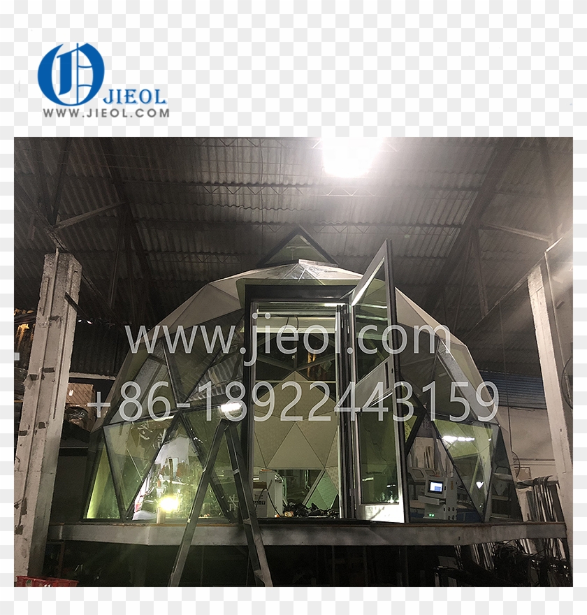 6m Diameter Glass Dome House Glass Igloo For Glamping - Canopy Clipart #6038113